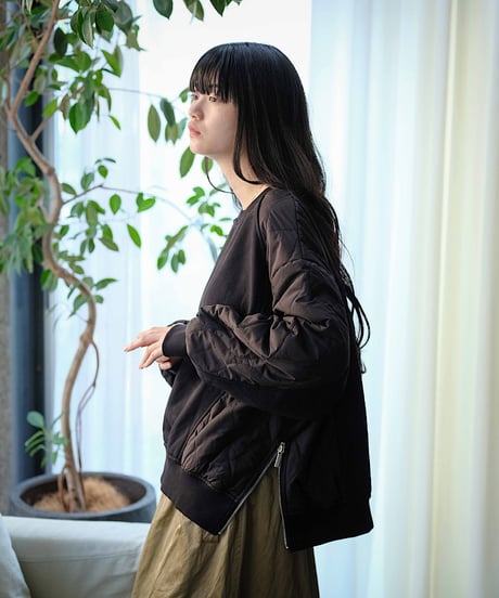 quilted docking pullover/2color