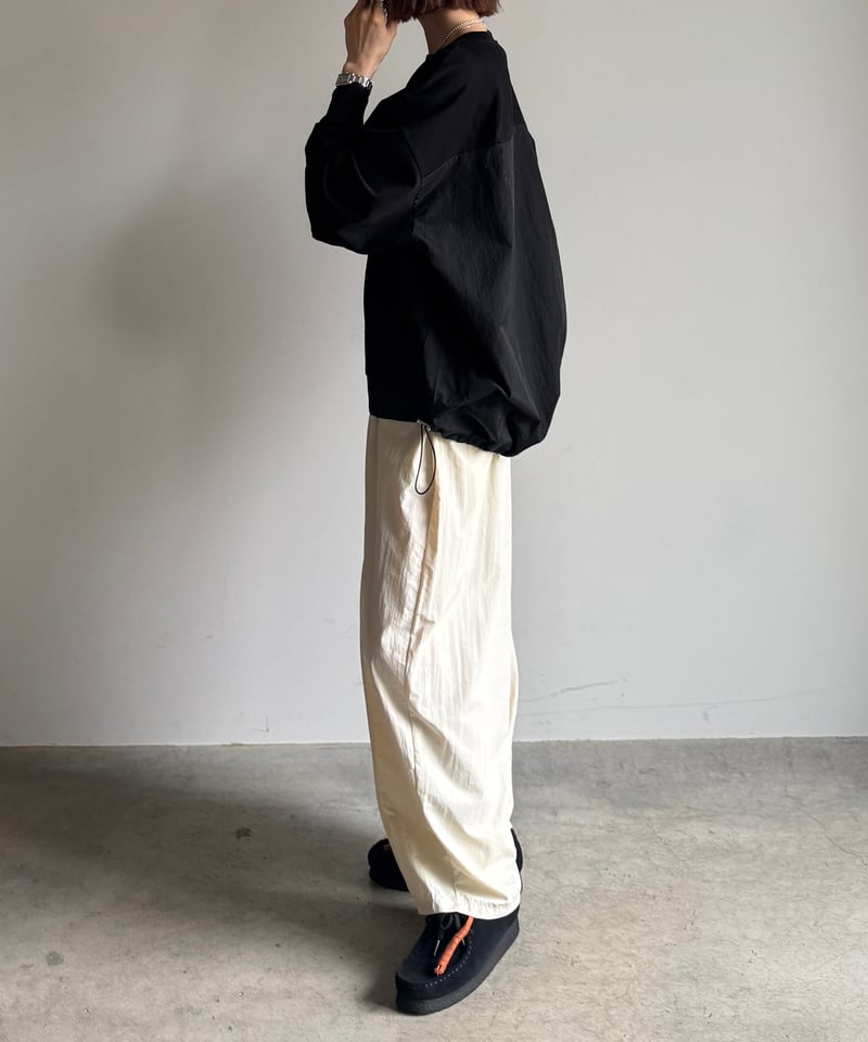 back switching long sleeve pullover/2color | F