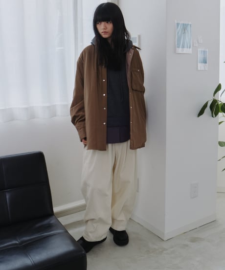 soft padded shirt jacket/2color