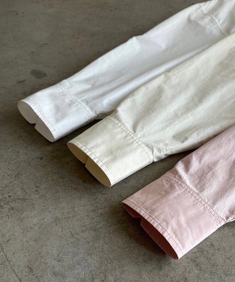 oversize shirt （white/yellow/pink）/3color