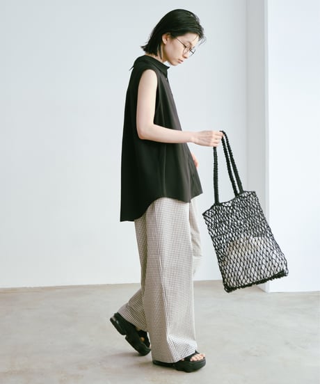 soft sleeveless airy blouse