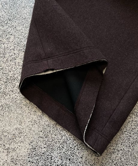 【FINE】layered waist wool pants/3color/2size