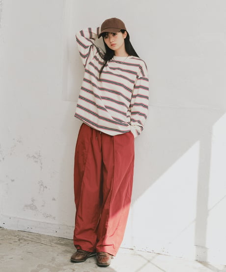 random border long T/2color