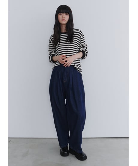 wide tapered denim / 2color / 3size
