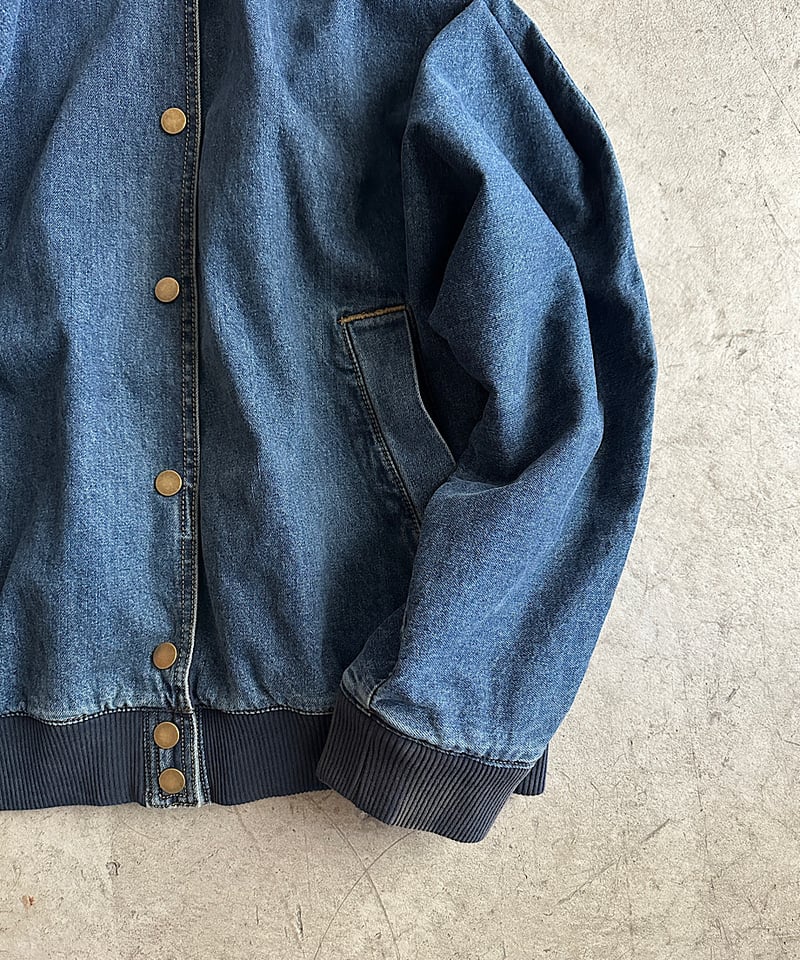 stand collar denim blouson | F A S H I R U stand collar denim blouson | F A S H I R U