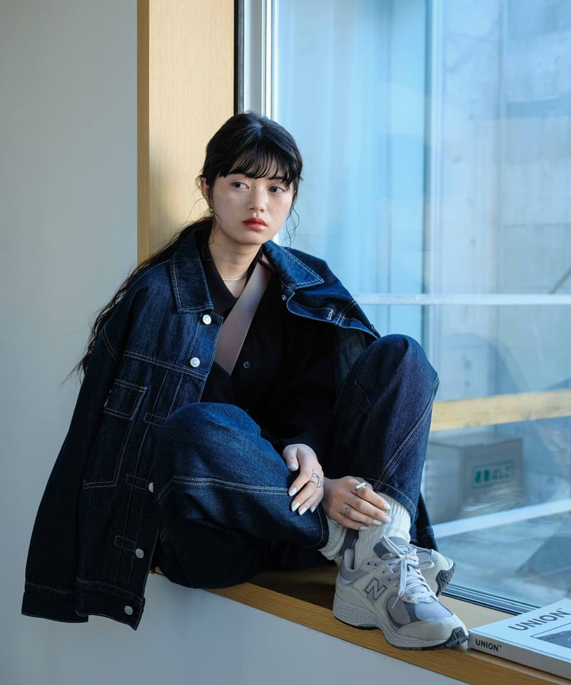 oversized denim jacket/2color（setup対応） | F A S