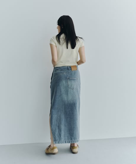 【FINE】twist waist denimt skirt / 3size