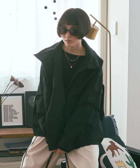 【新品未使用】 FASHIRU ロングパッファーオーバーコート BLACK オーバーフィットロングステンカラーコート - FEKETE | 60