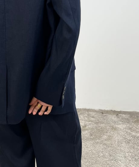 【FINE】linen tailored jacket / 2color