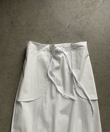 out pocket long skirt/2color