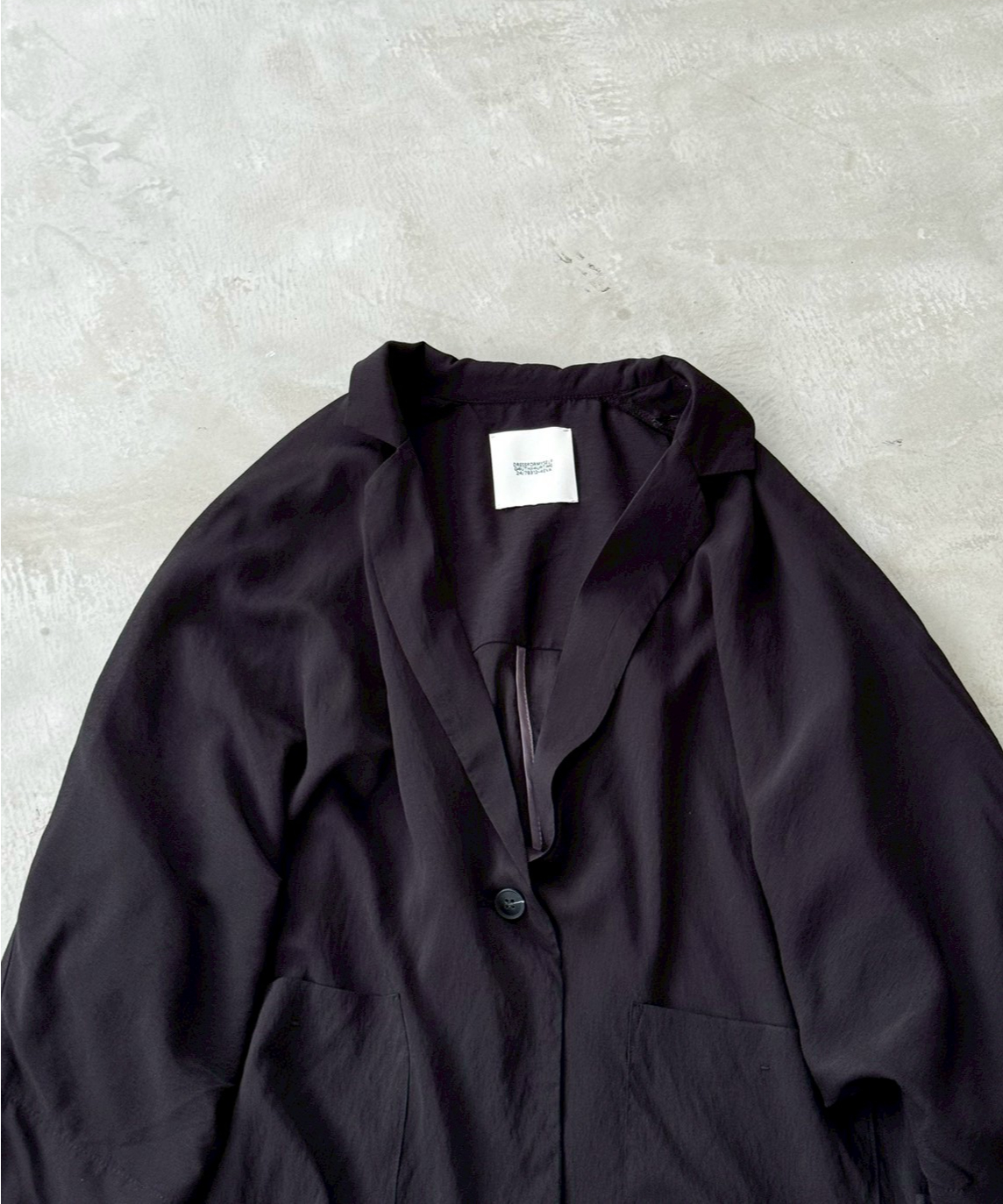 新品タグ付　Dolmansleeve Sheer Blouse ブラック sheer dolman sleeves jacket | F A S H I R U