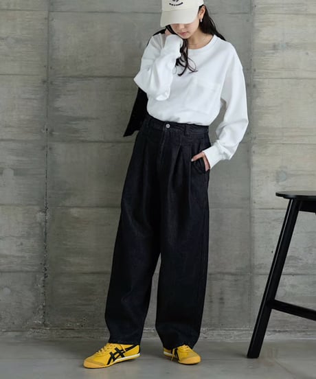 wide tapered denim / 2color / 3size