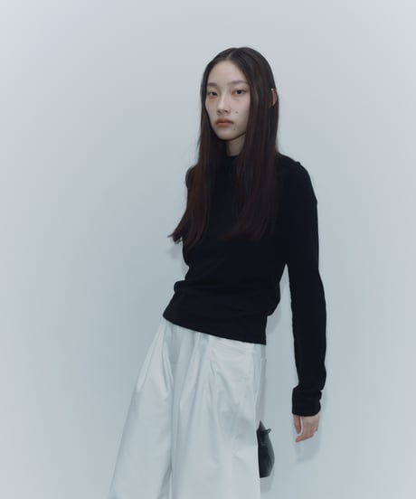 【FINE】high neck knit sweater/6color