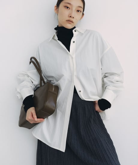 【FINE】typewriter dress over shirts/2color