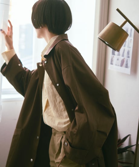 soutien collar coat - long/3color
