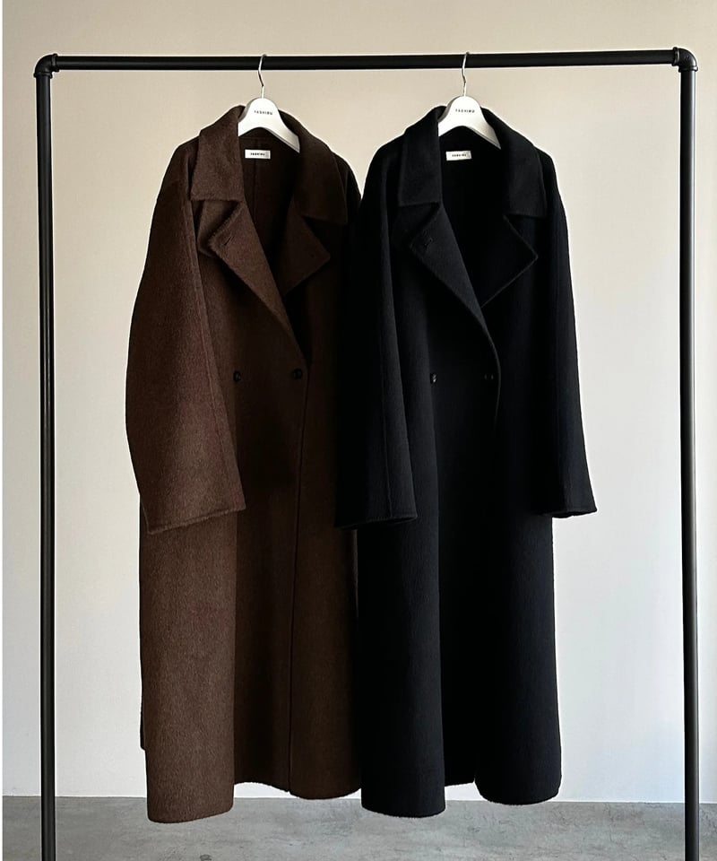 double face wool stand collar coat/2color | F A
