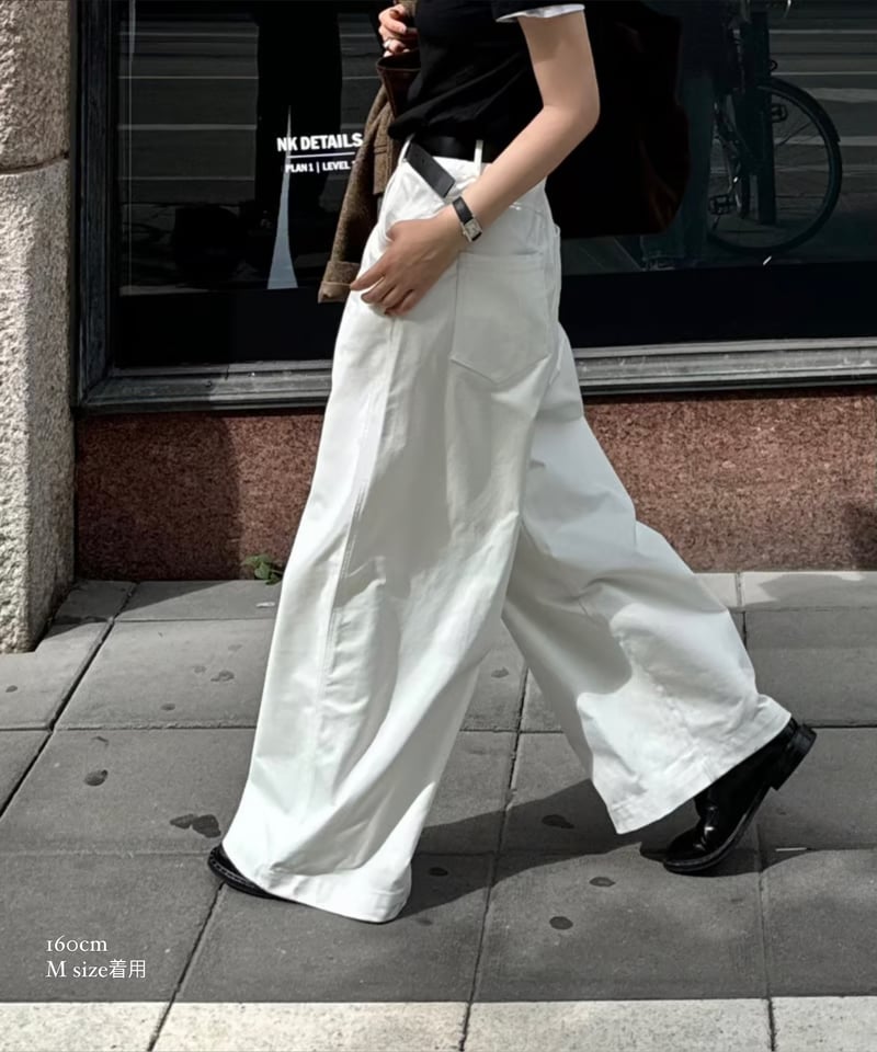 wide chino slacks/3size/3color | F A S H I R U wide chino slacks/3size/3color | F A S H I R U