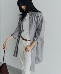 【FINE】center twist gather shirt OP