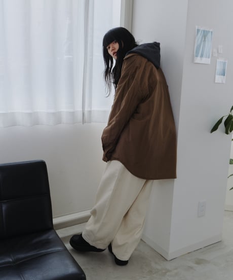 soft padded shirt jacket/2color