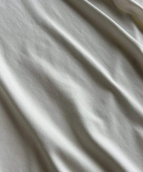 smooth cotton high neck long T/2color