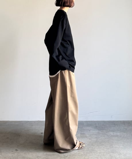 wide chino slacks/3size/3color