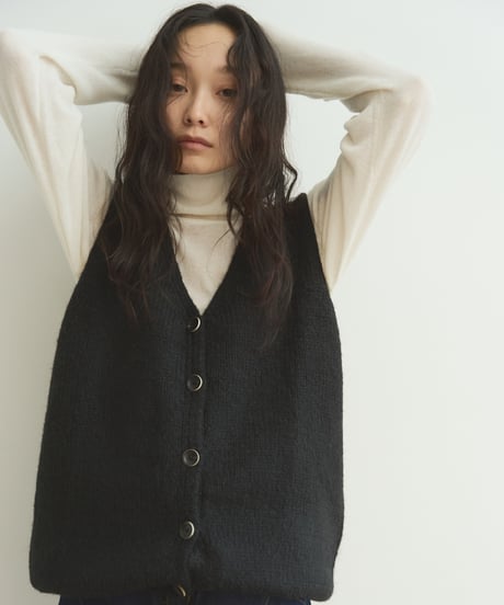 【FINE】sheer turtle knit/4color