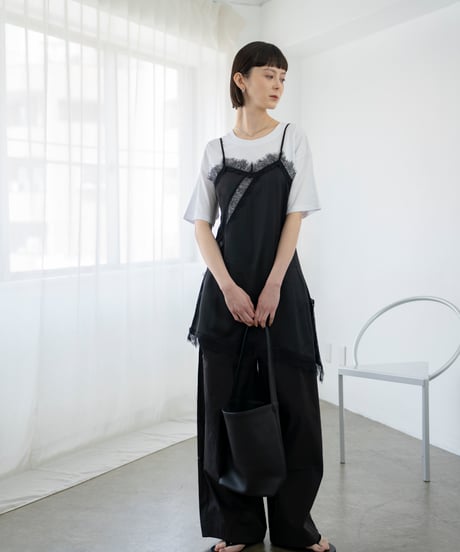 asymmetrical lace camisole