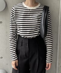 border long sleeve t-shirt/2size