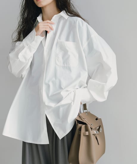 oversize shirt （white/yellow/pink）/3color