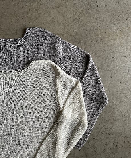 loose mesh knit / 2color
