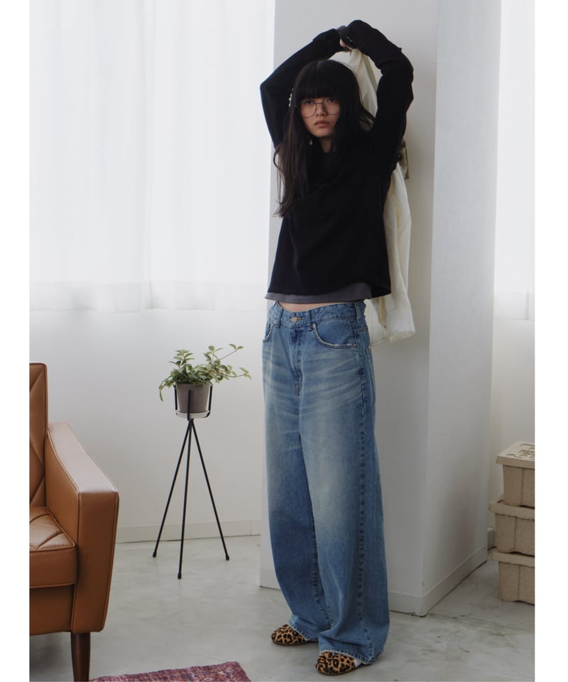 FASHIRU × EDWIN］vintage wide straight denim(Ja