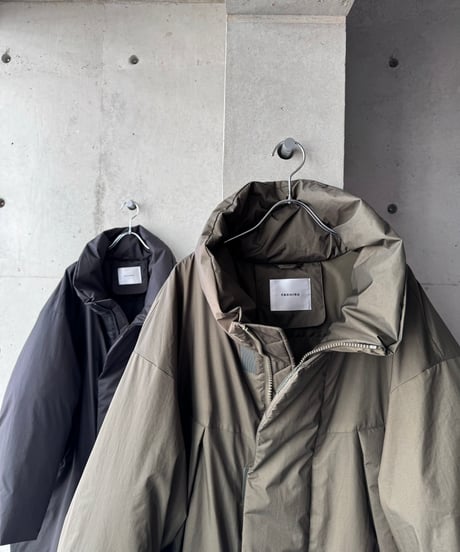 ＜予約販売＞long puffer overcoat/3color