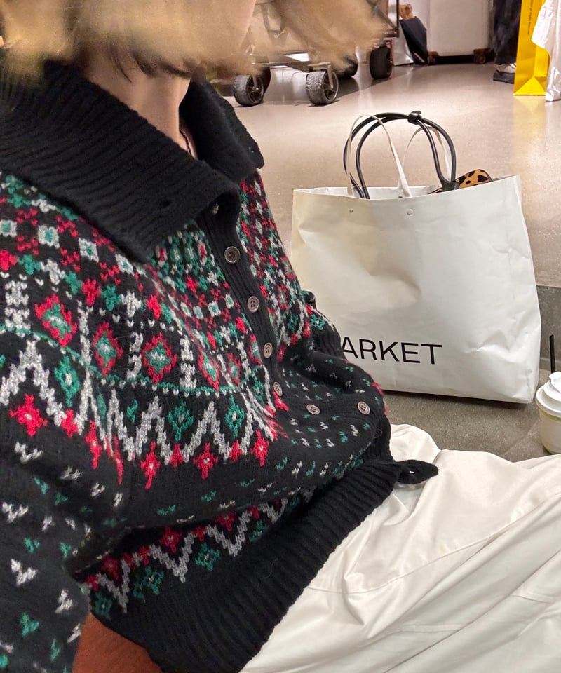 wool fair isle cardigan | F A S H I R U