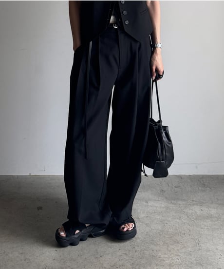 wool blend vest & slacks setup