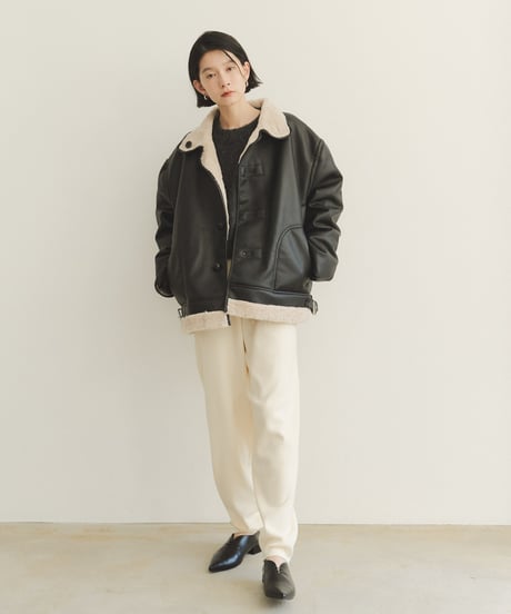 knit track pants　4color/2size