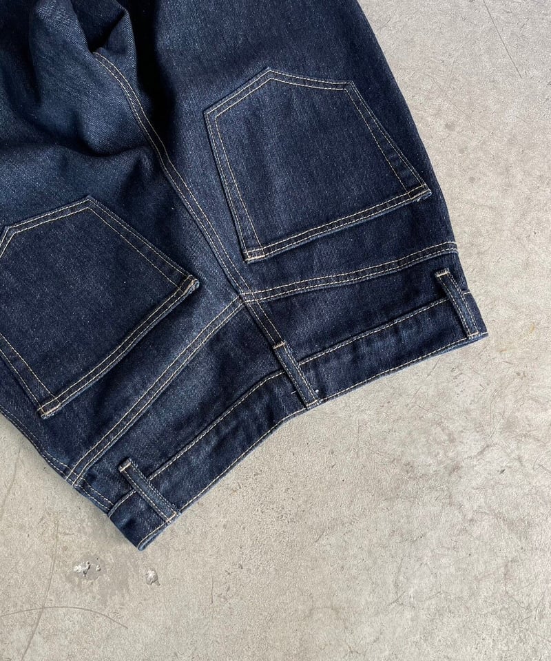 予約】curve denim pants/2colors/2size 5月下旬〜6月初旬入荷