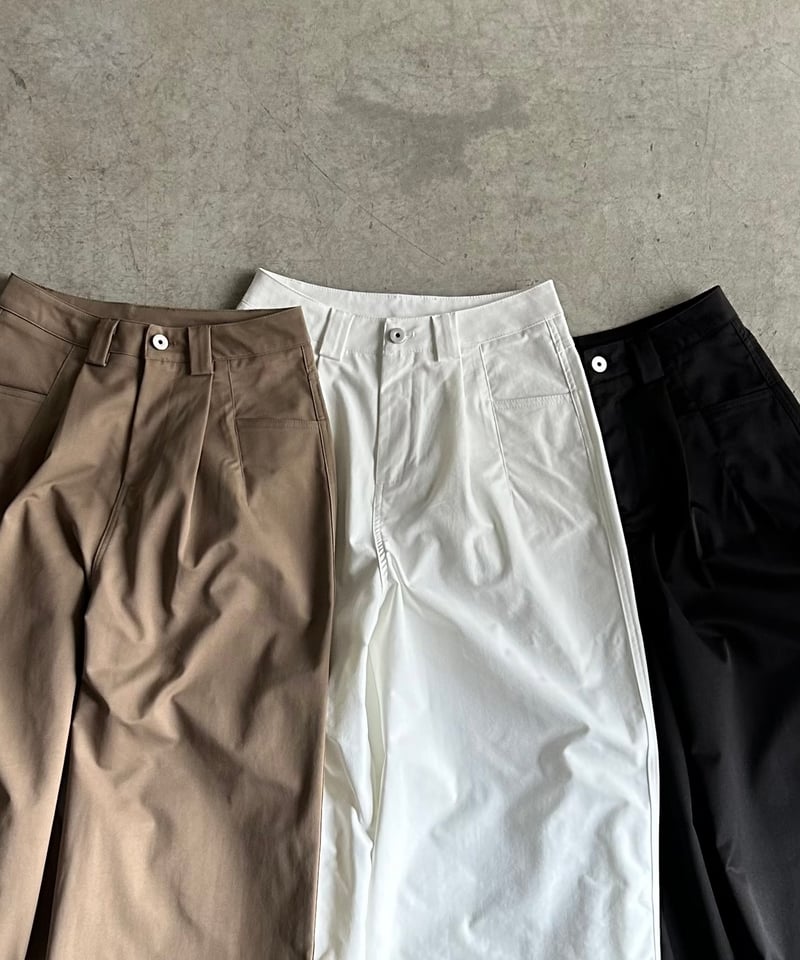 wide chino slacks/3size/3color | F A S H I R U wide chino slacks/3size/3color | F A S H I R U
