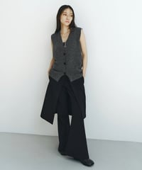 【FINE】flared trousers & wrap skirt