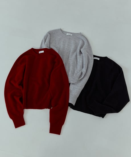 wool basic knit/3color