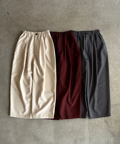 classic tapered pants/3color