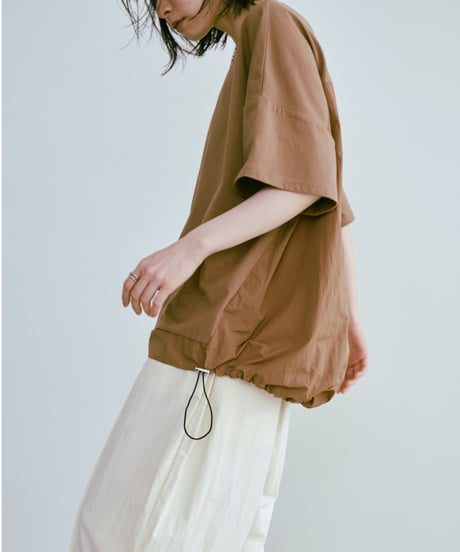 【NEW COLOR】back switching drawst pullover/2color