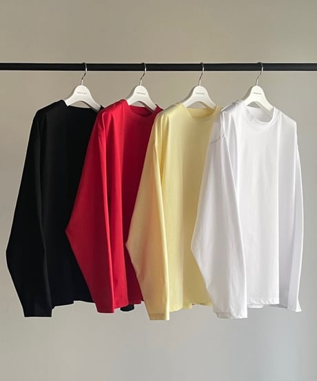 crew neck long sleeve T/4color