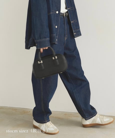 curve denim pants/2color/2size（setup対応）