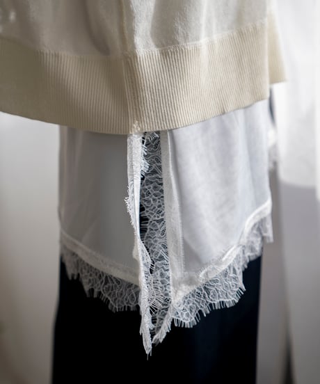 asymmetrical lace camisole