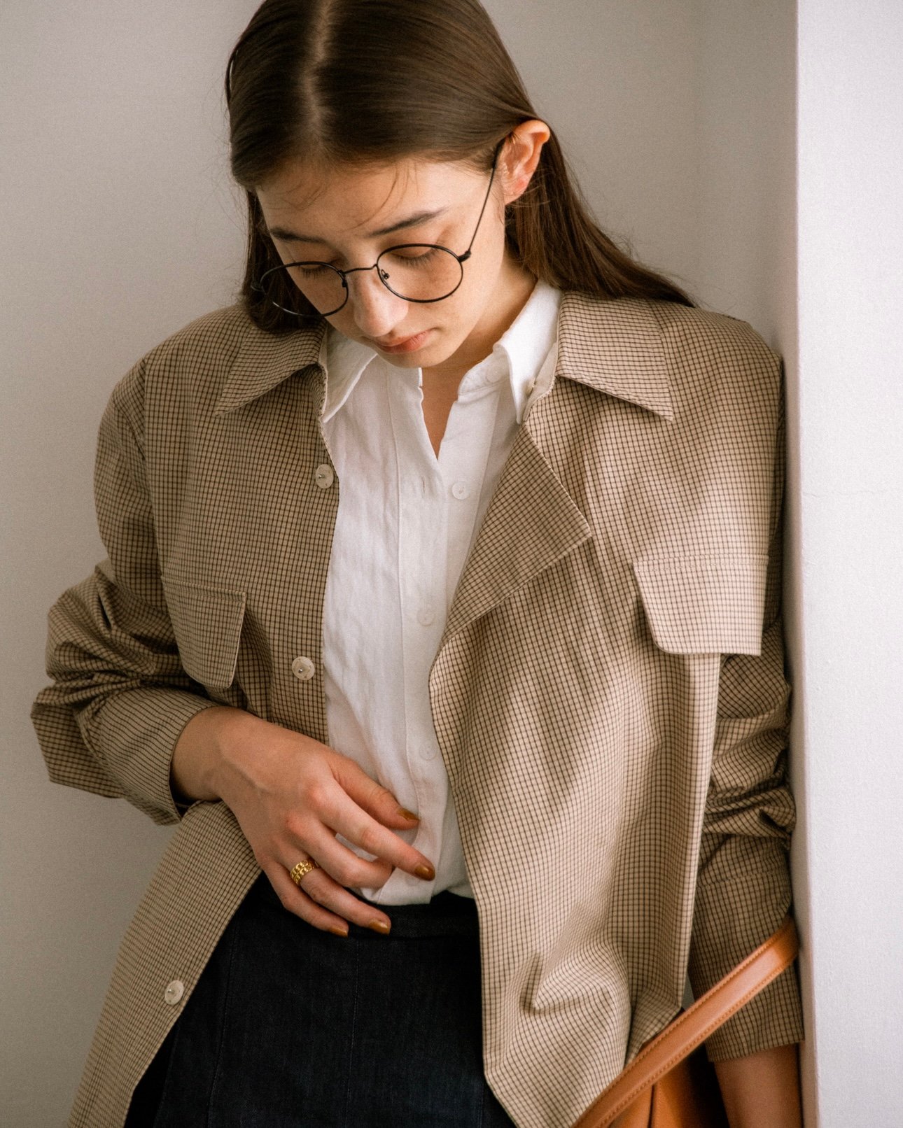 check design shirt jacket / 2color | F A S H I R U
