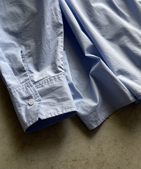 oversized blue shirt