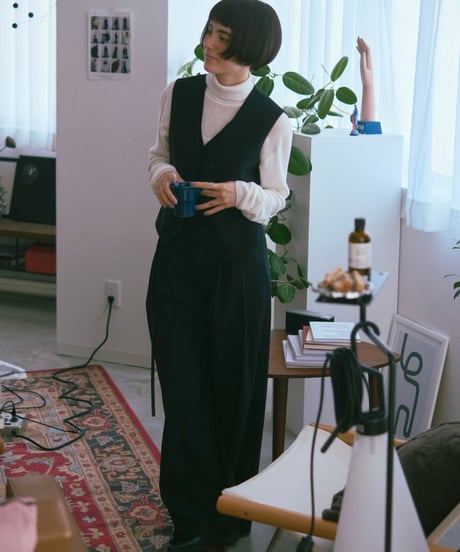 wool blend vest & slacks setup