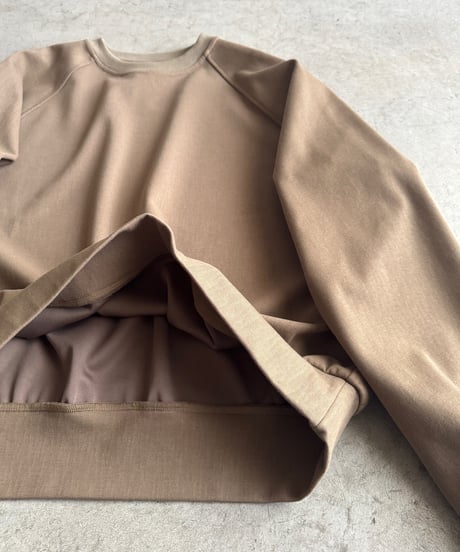 【FINE】tencel blend raglan pullover（setup対応) /2color