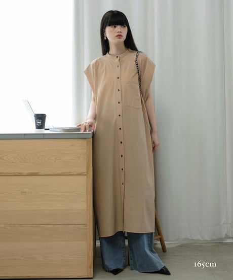 french sleeve shirtOP（UV/feeling cold/waterproof）/2color