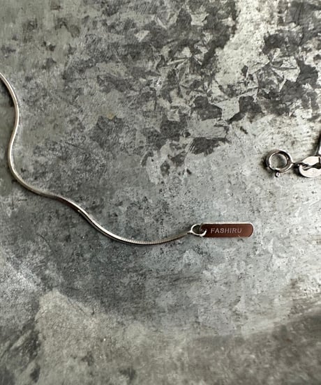 silver925 snake choker/2color